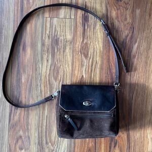 Suede and Leather Conceal Carry Purse by Gun Tote’n Mamas